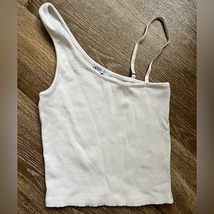 Zara One Shoulder Look Tank